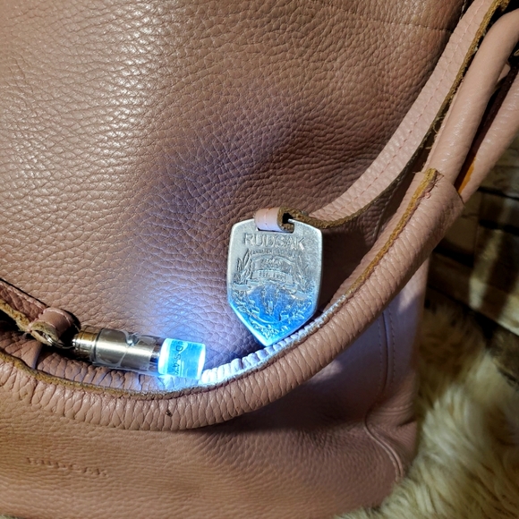 Rudsak Pink Pebble Leather Hobo - Picture 2 of 5